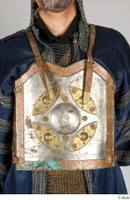  Photos Medieval Knight in plate armor 10 Blue gambeson Medieval soldier Plate armor chest armor upper body 0003.jpg